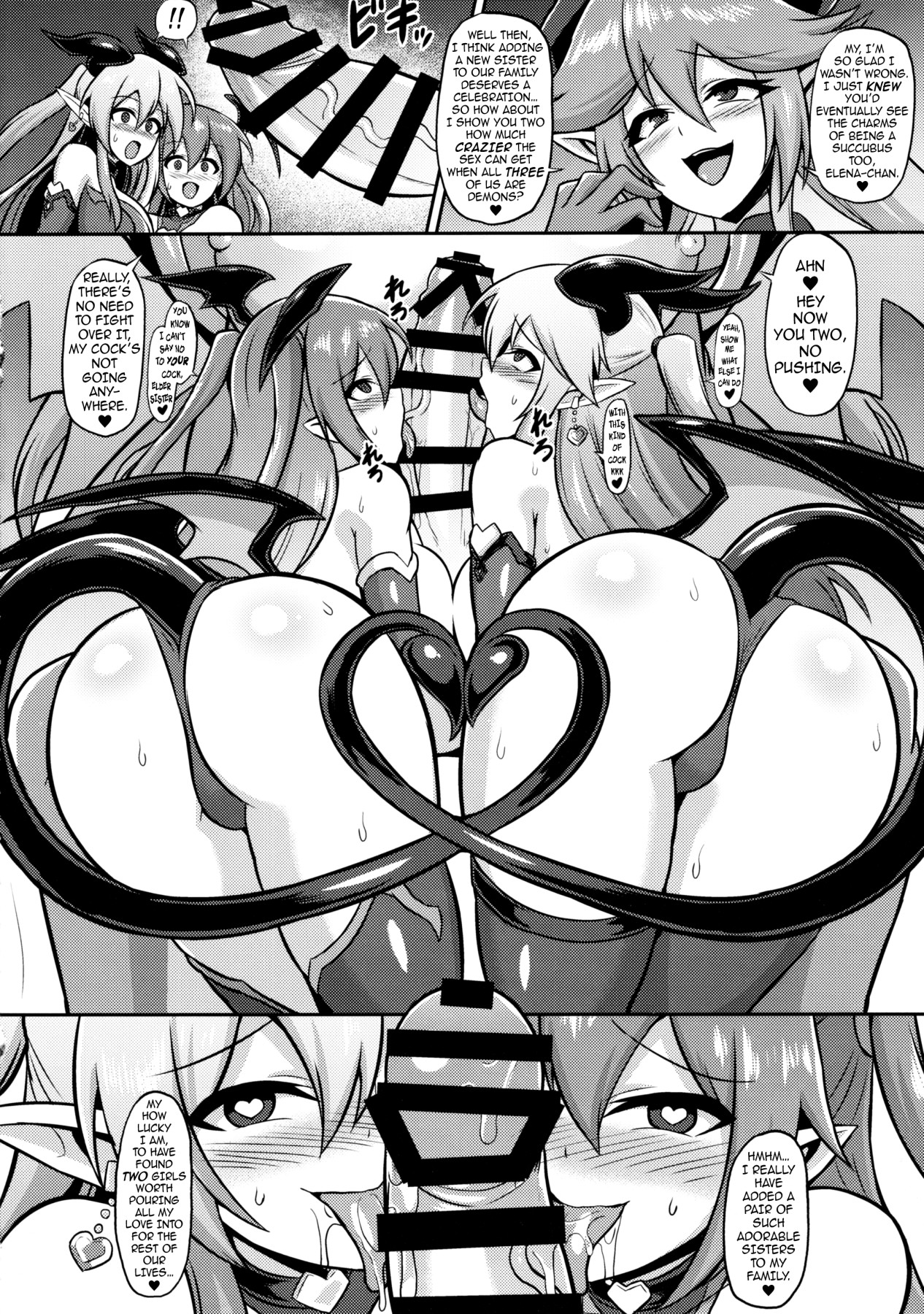 Hentai Manga Comic-A Lesbian Succubus's Lust Crest Pleasure Training 2-Read-21